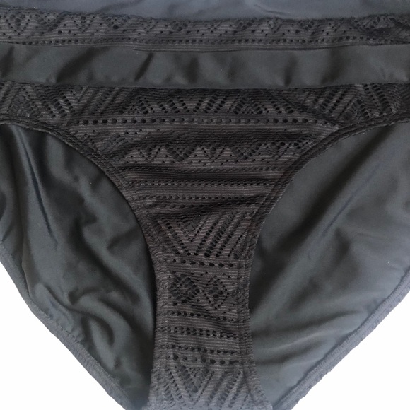 SO XXL Black Crochet High Waist Bottoms - Picture 5 of 8